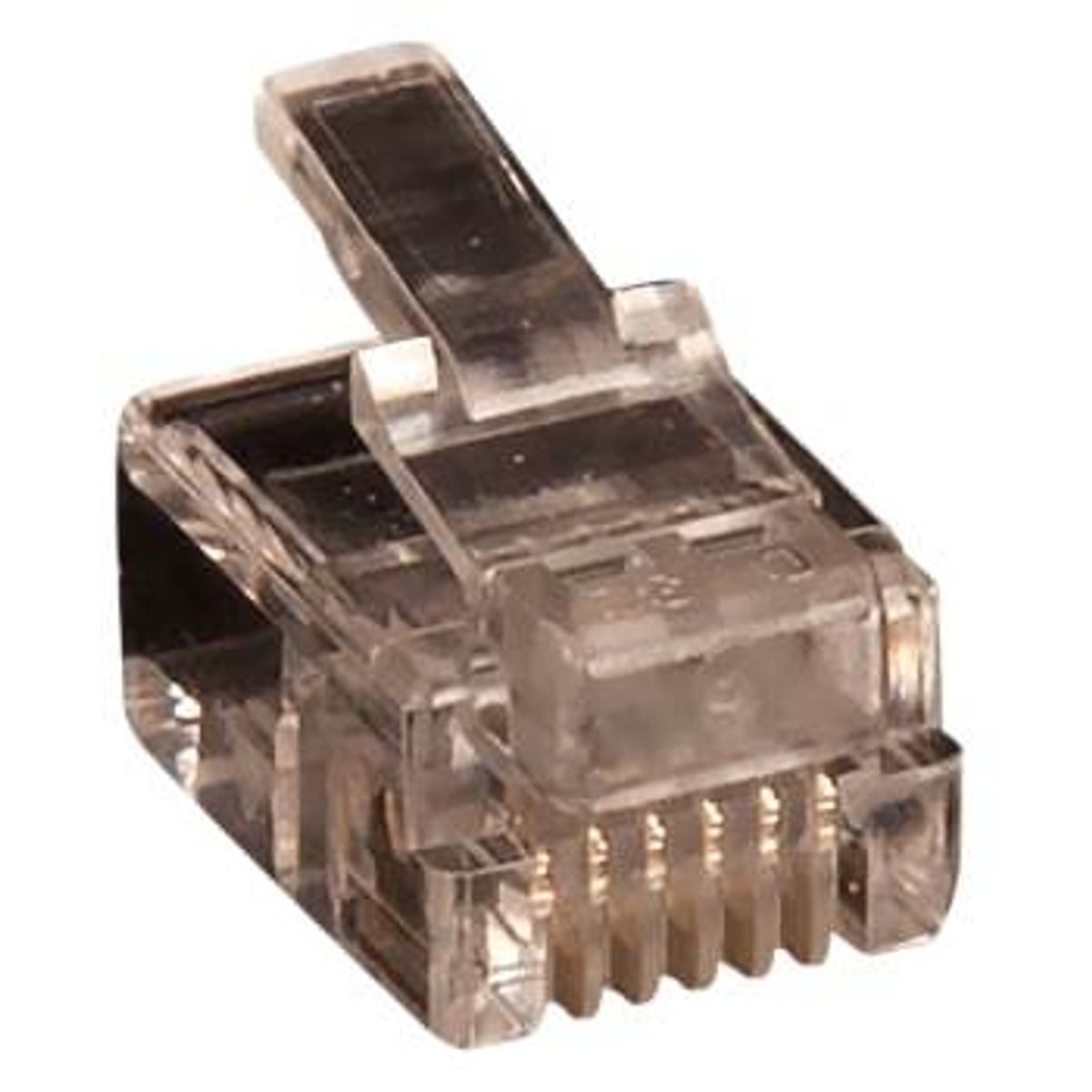 Lan-com Modularplug rj11 6p/6c (10 stk)