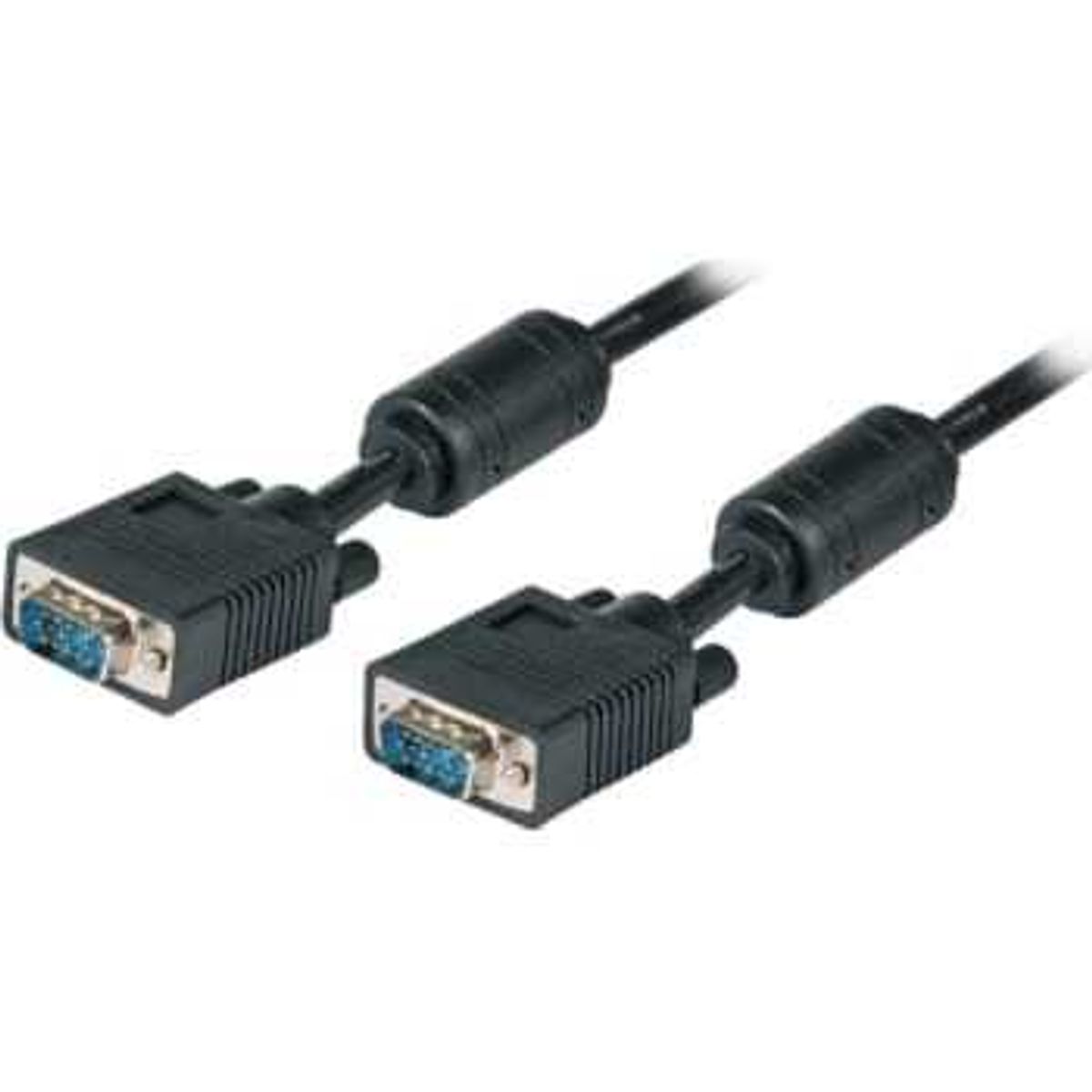 EFB VGA kabel 10M Han/Han 2 x HD Dsub15 m/m, sort