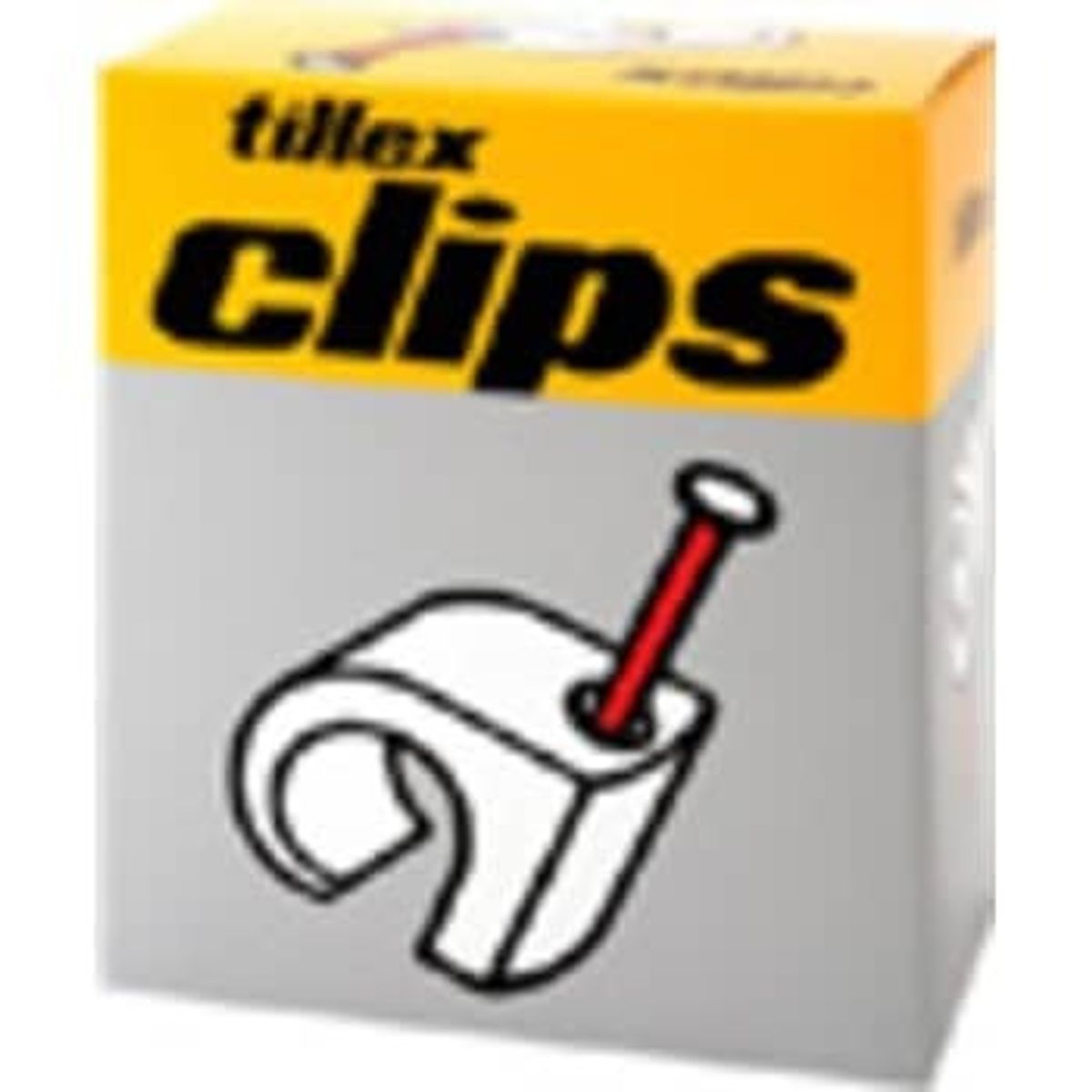 Tillex Clips 10-14/30mm-100 sort (100 stk)