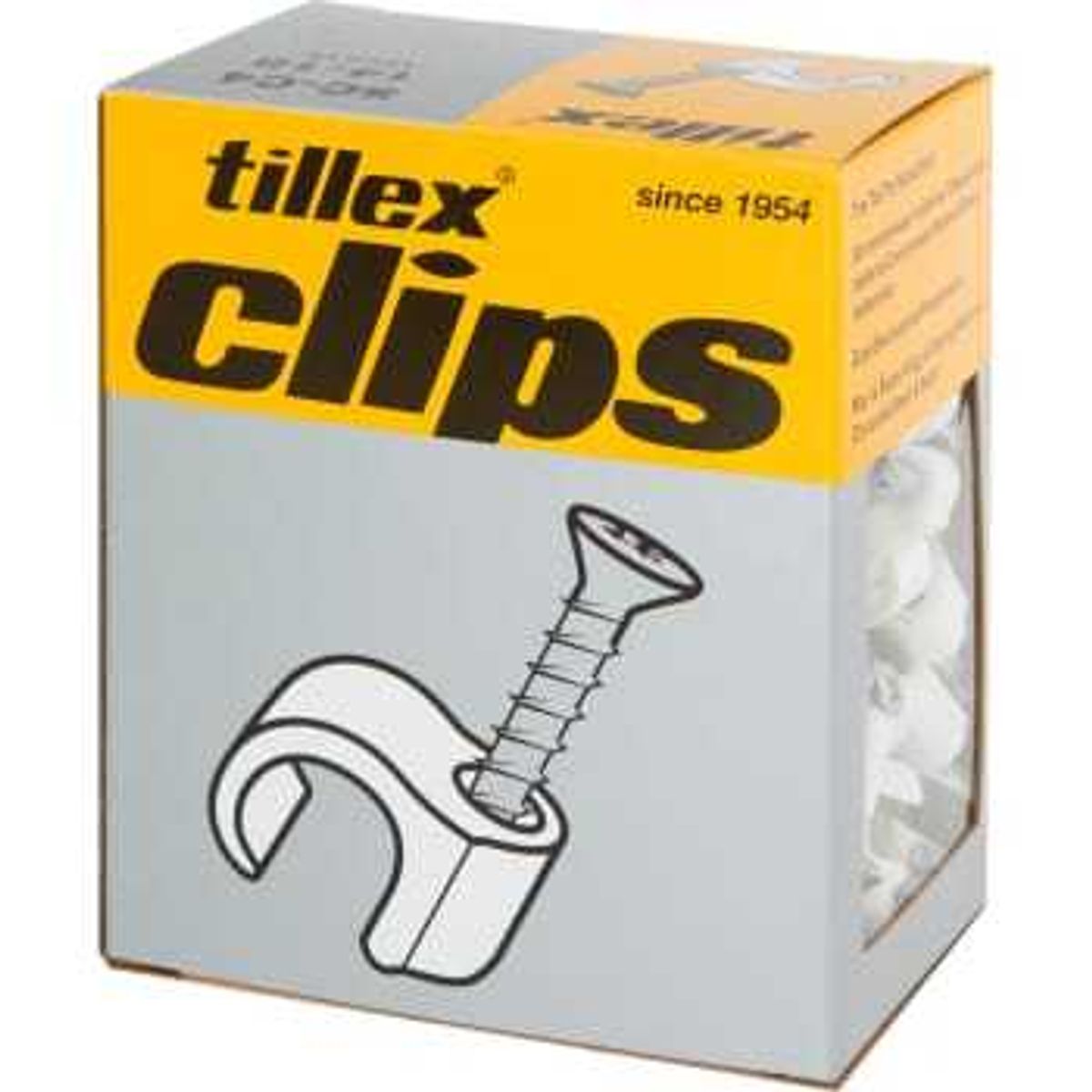 Tillex Skrueclips 7-10 t20 grå (100 stk)