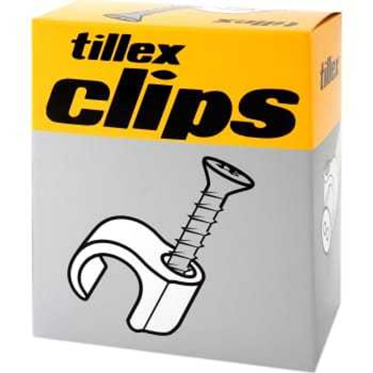 Tillex Skrueclips 18-22 ph2 hvid (50) (50 stk)