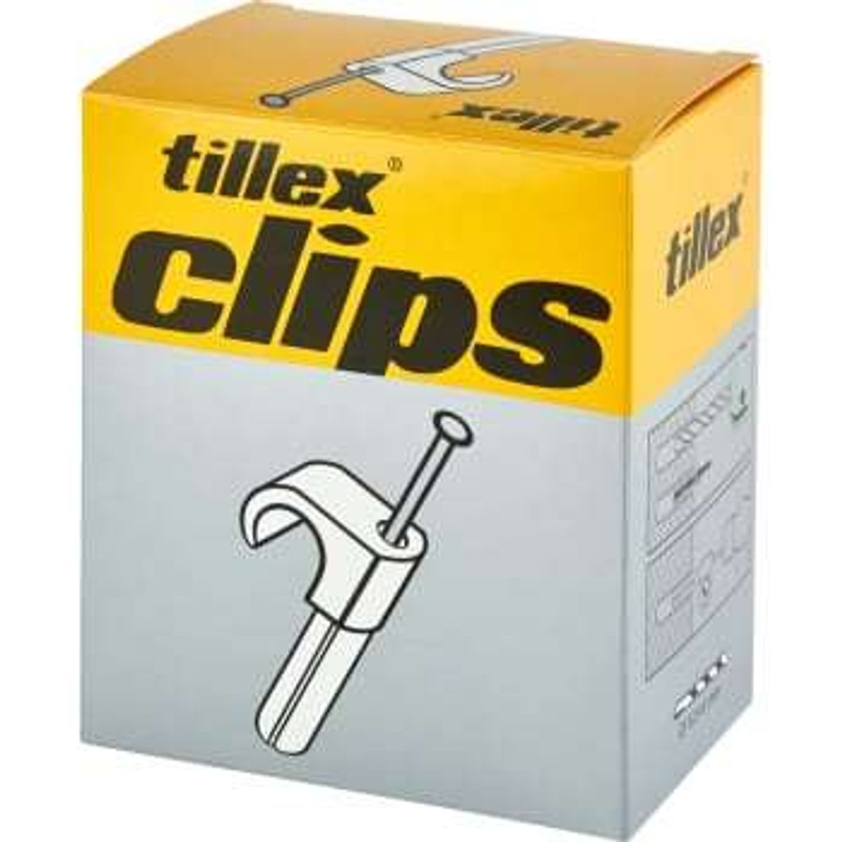 Tillex Plugs clips 10-14/35mm-100 gr&aring; (100 stk)