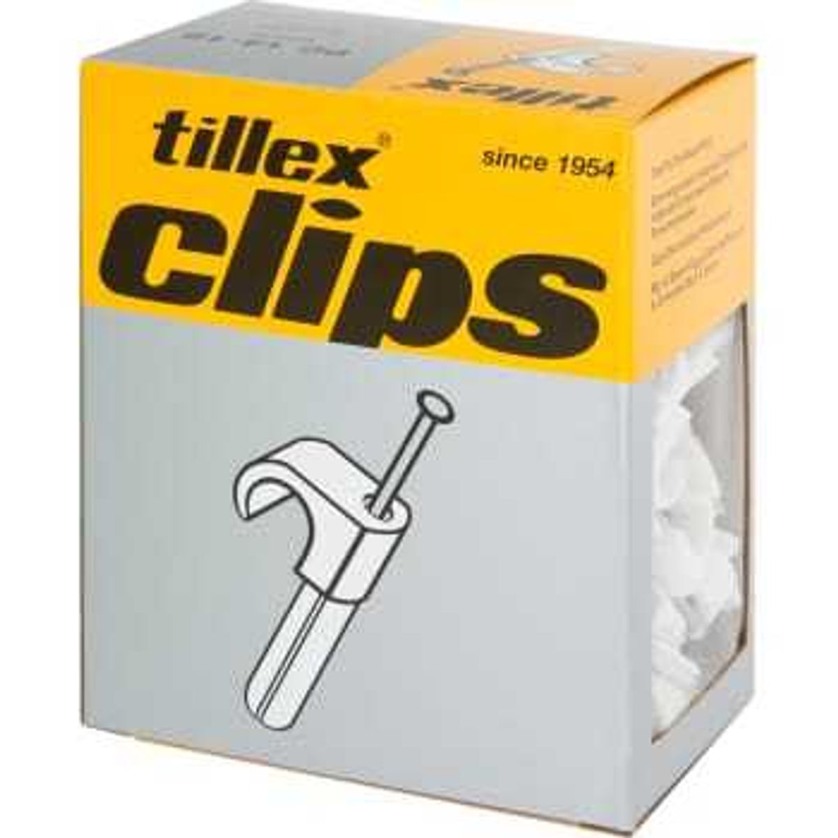 Tillex Plugs clips 8-12/35mm-100 gr&aring; (100 stk)