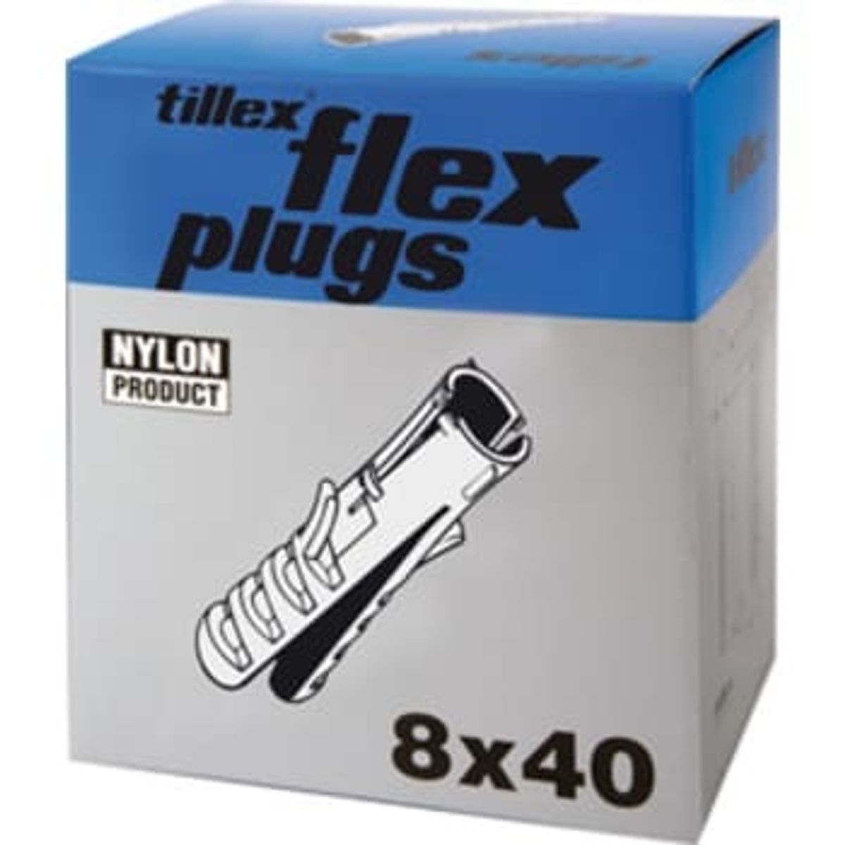 Tillex Plugs flex fp10 10x50mm-50 gr&aring; (50 stk)