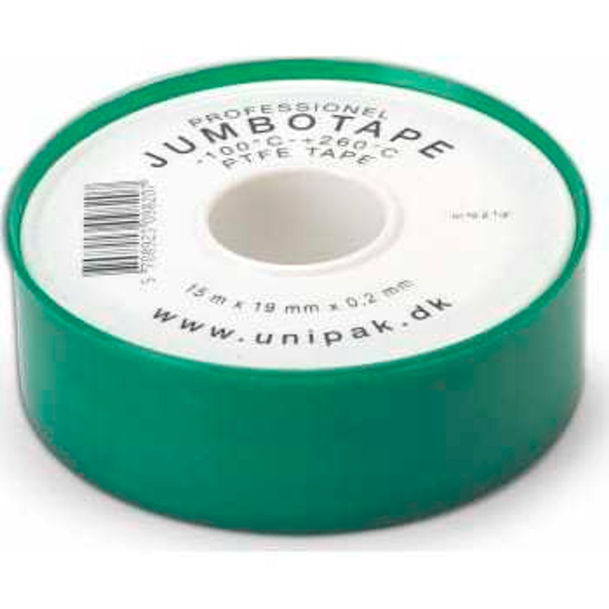 Unipak Gevindtape JUMBOTAPE 15 m x 19 mm x 0,2 mm