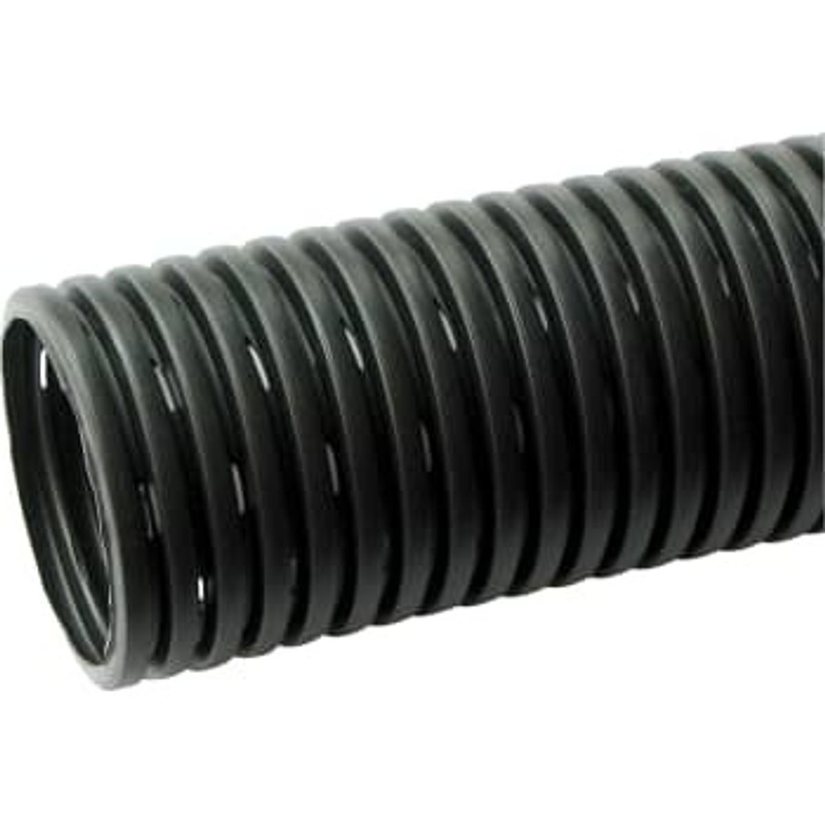 Eurodrain 100/91 mm PE-drænrør med 1,8 x 13 mm slids, 100 m (100 mtr)