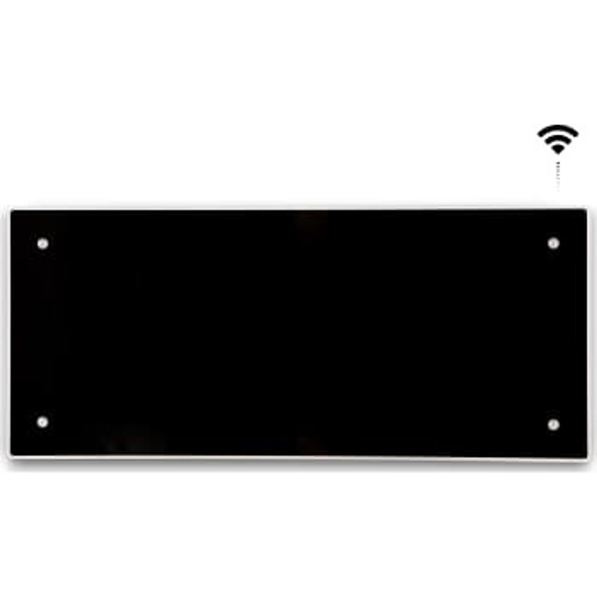 Adax Glas Varmepanel Clea H 10 KWT, 1000W 400V med WiFi, sort