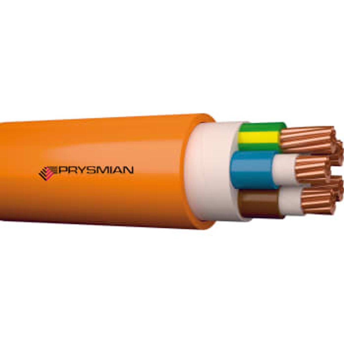 Prysmian Brandsikkerkabel Firetuf FRHF 5G6 orange, T500