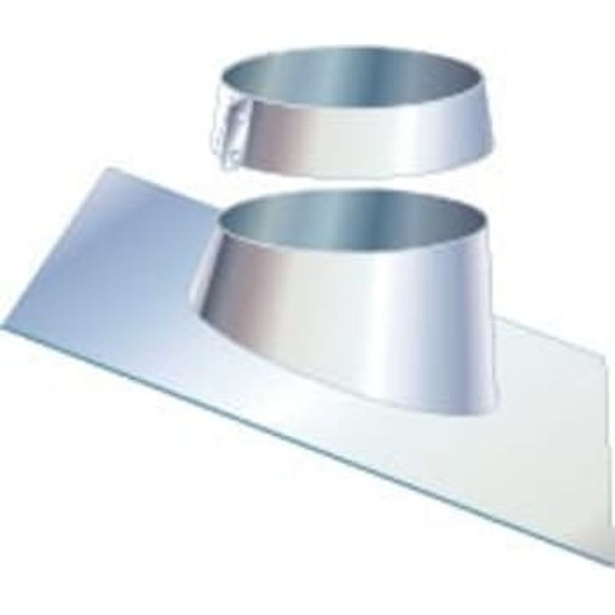 Kierulff Metalbestos skorsten uØ 250mm inddækning 5-32° aluminium