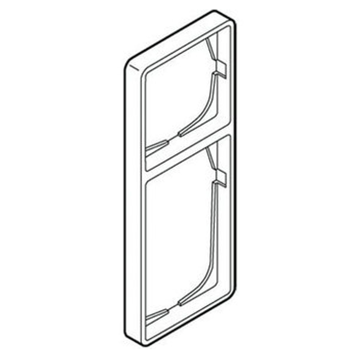 LK FUGA® ramme Baseline 50 2½ modul hvid