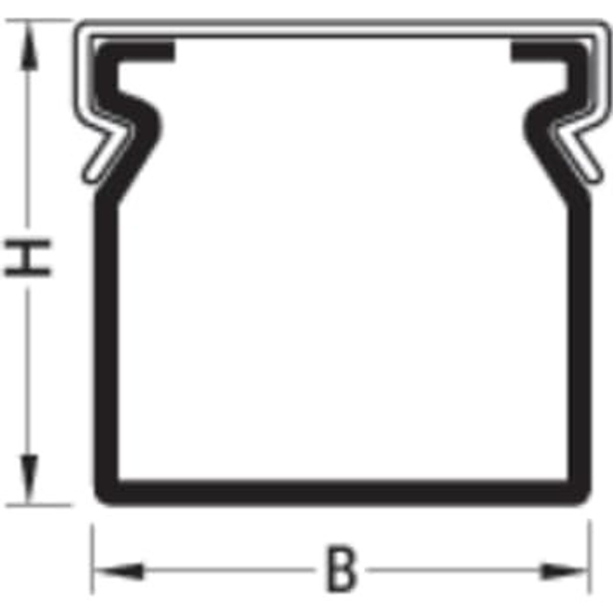 Tehalit Ledningskanal ba6 80040 (2 mtr)