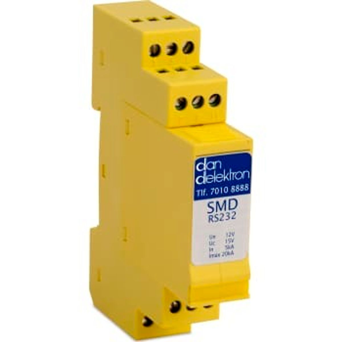 Dan Delektron Transientbeskyttelse SMD RS232 f/din-skinne