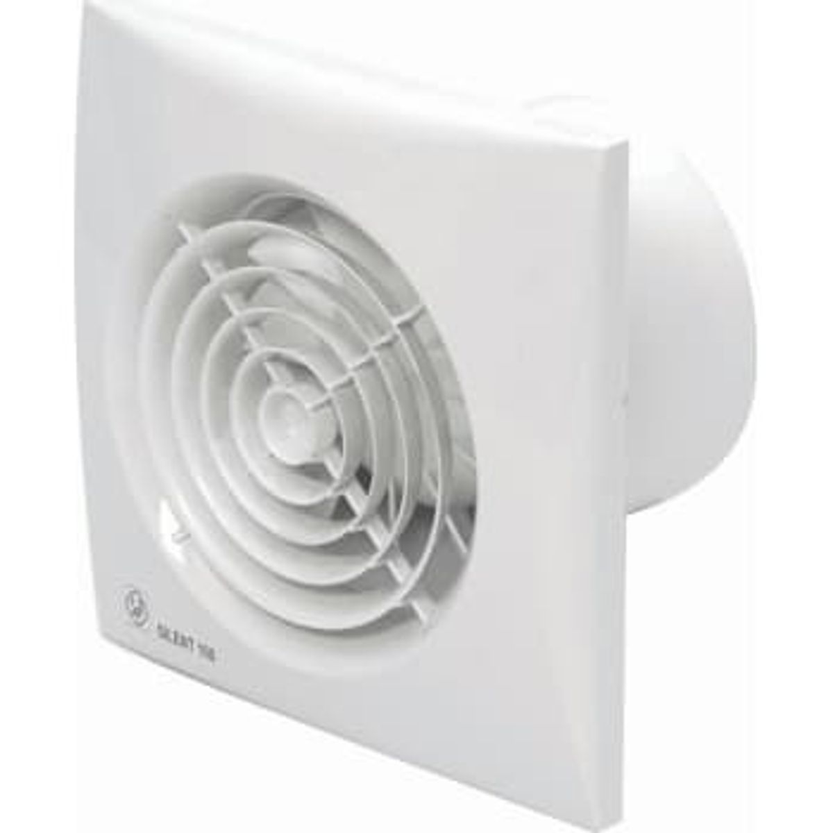 Thermex Ventilator Silent 100 CHZ-Visual med timer og hygrostat