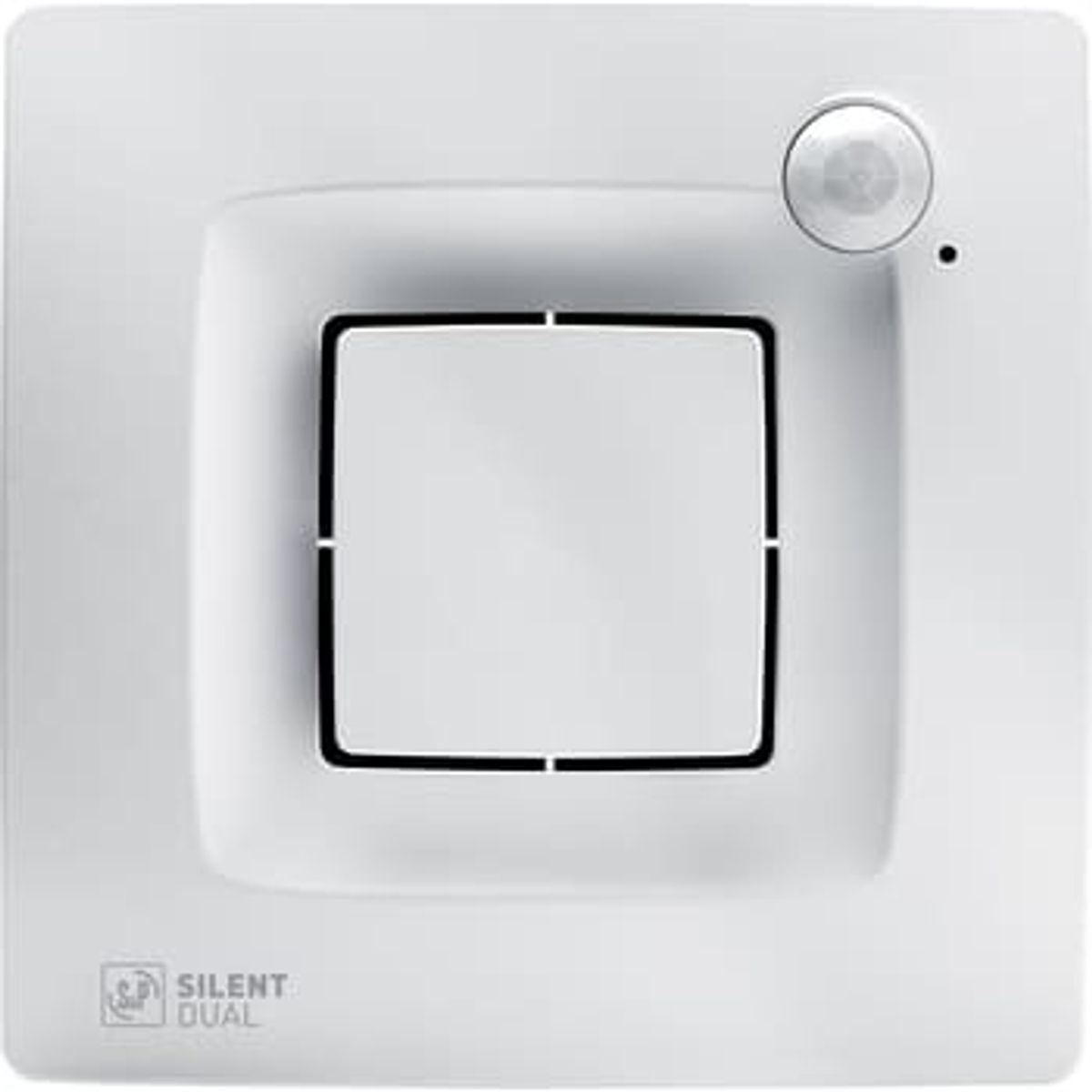 Thermex Ventilator Silent One Ø100 mm, med adaptiv hygrostat, hvid