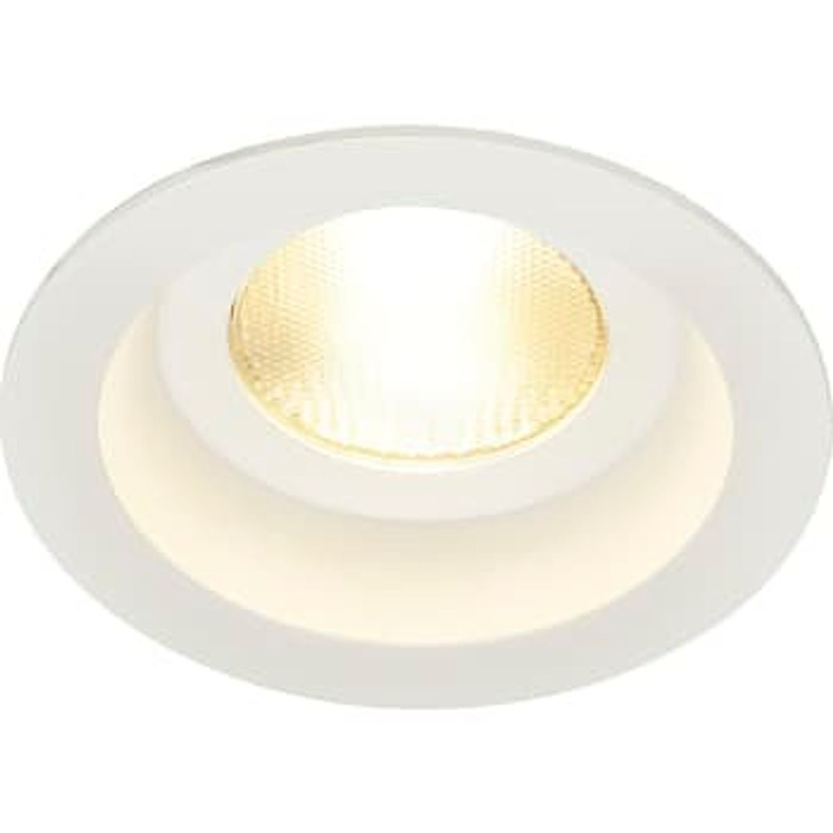 SLV KANTONE downlight, fikseret, round, hvid, 13W LED, varm hvid