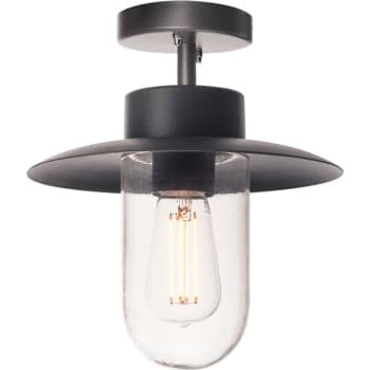 SLV Loftlampe Molat, E27, antracit, IP44