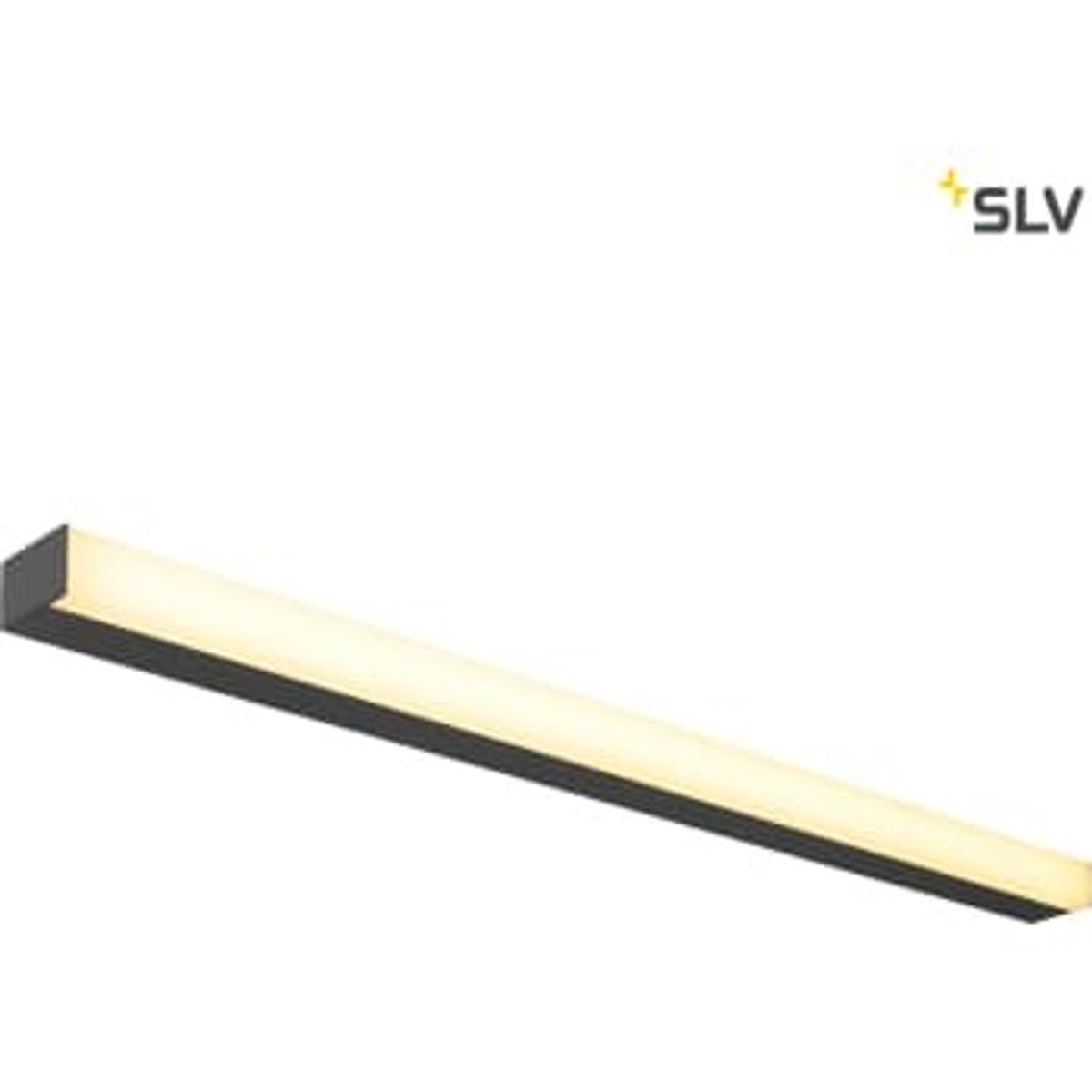 SLV SIGHT LED, væg- og loftlampe, 1200mm, sort