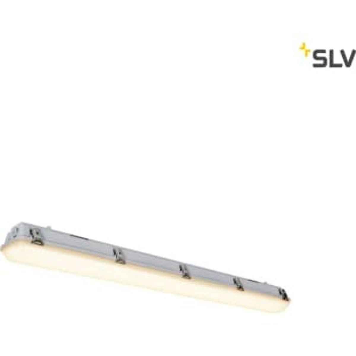 SLV Væg-/loftlampe Imperva 120 CW, 40W 4000K, 4600 lumen, grå, IP66