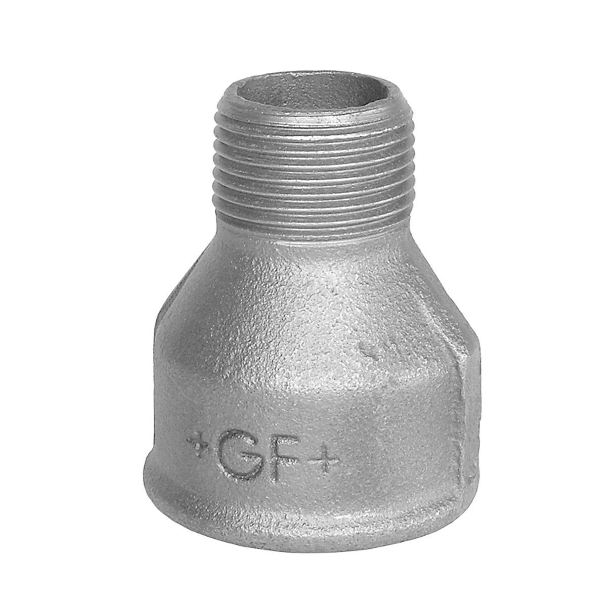 Georg Fischer spidsmuffe sort 1/4 - 1/8'' muffe - nippel