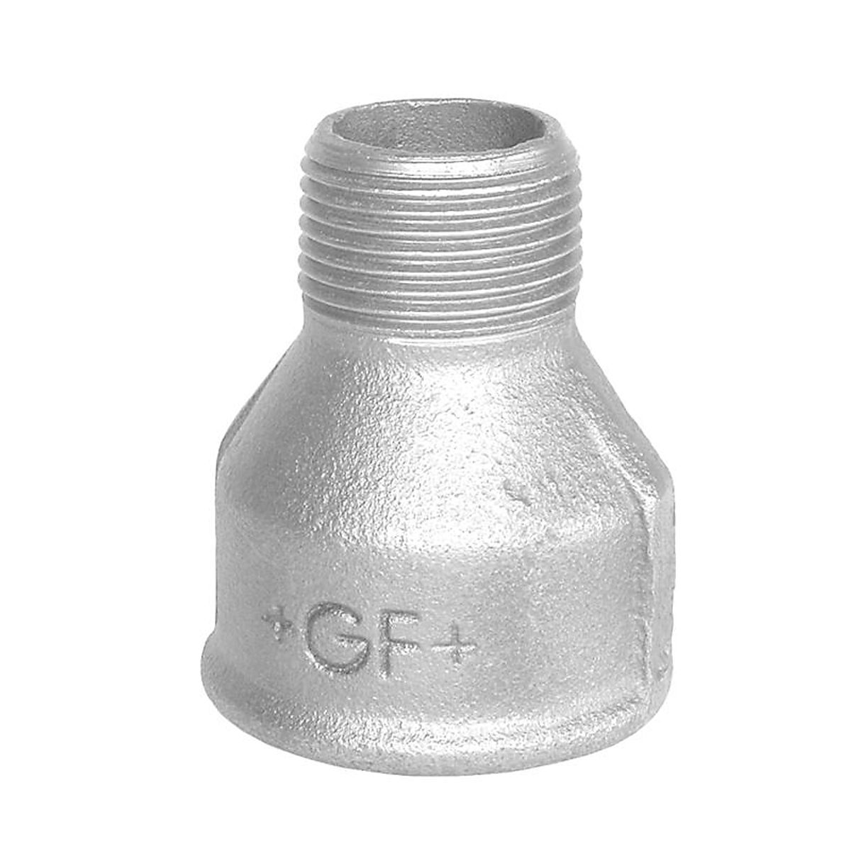 Georg Fischer spidsmuffe galvaniseret 1.1/4 - 3/4'' muffe - nippel