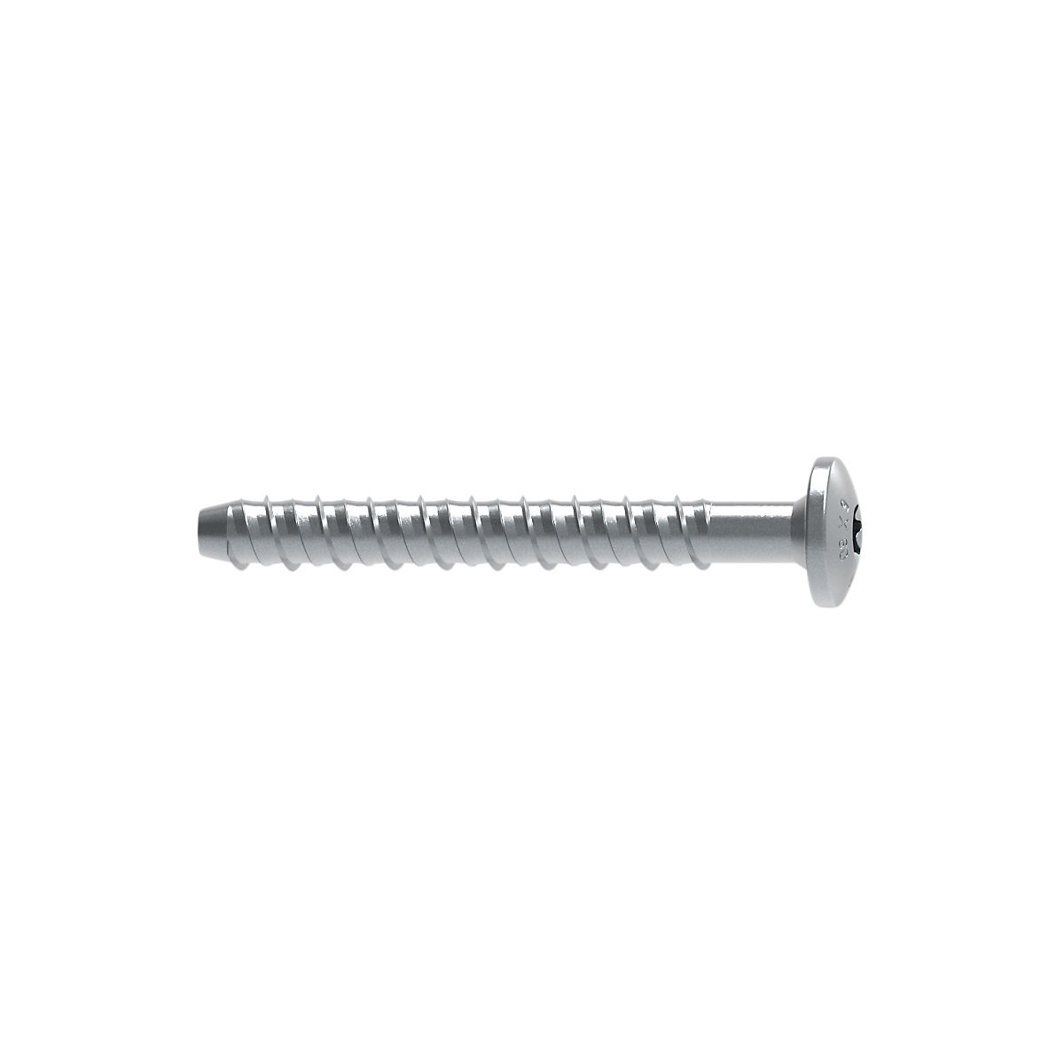 Walraven W-LX-P betonskrue 6x40 mm. Panhoved med torx 30. Elforzinket. Kasse a 100 stk.