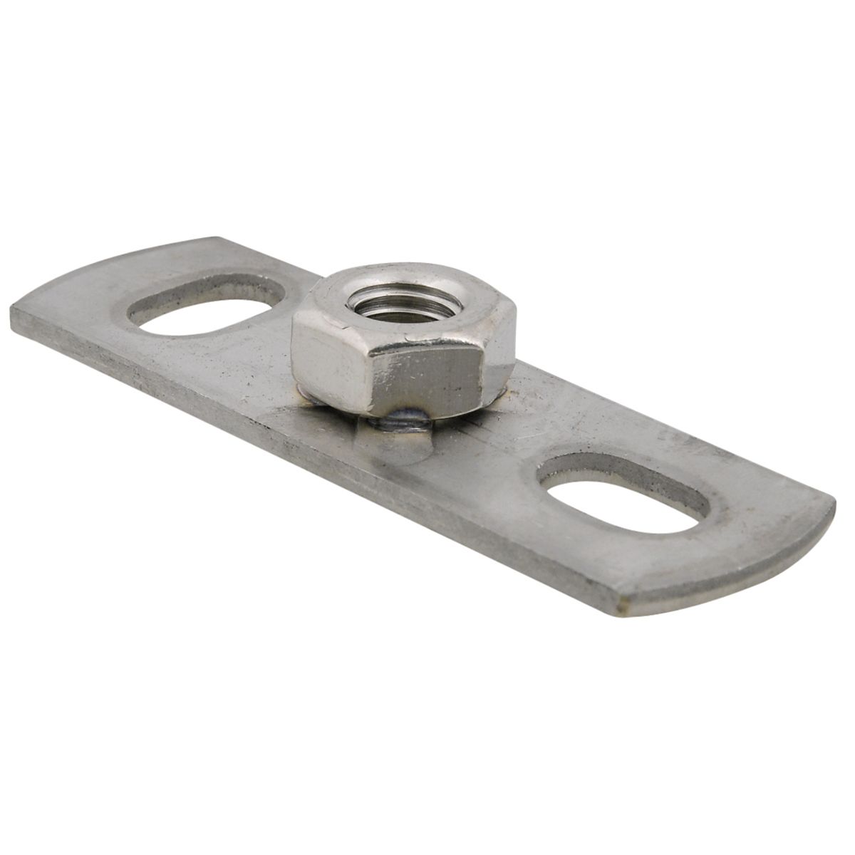 Walraven Grundflange M10 145x35mm med påsvejset muffe. AISI 316. Syrefast stål