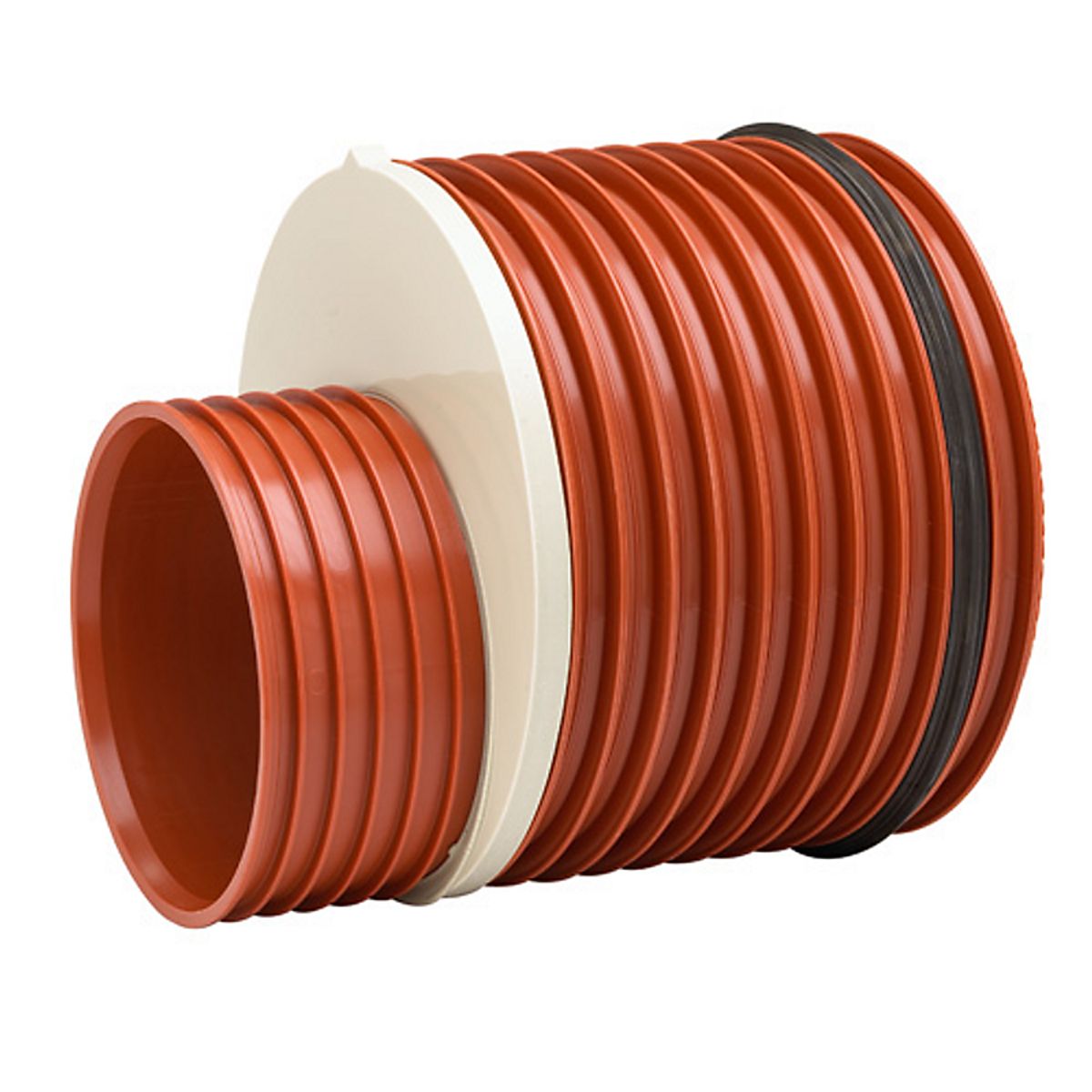 Uponor reduktion 315-200mm m/tætn.ring påsat. Ultra Rib 2