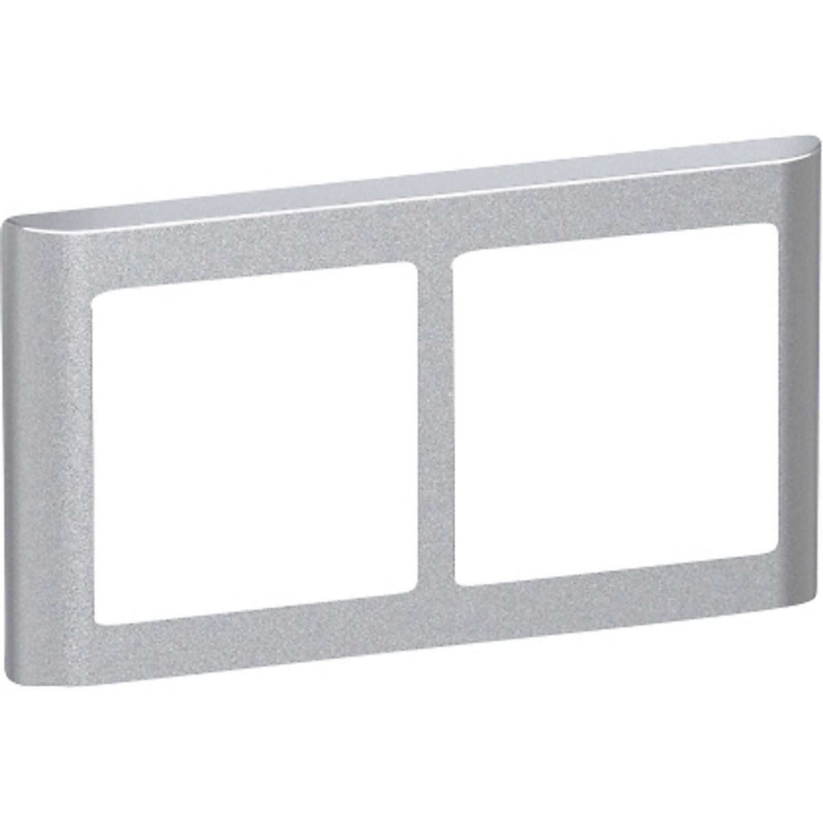 LK FUGA SOFT designramme Vandret 2 modul, Stålmetallic, AAK560D7220