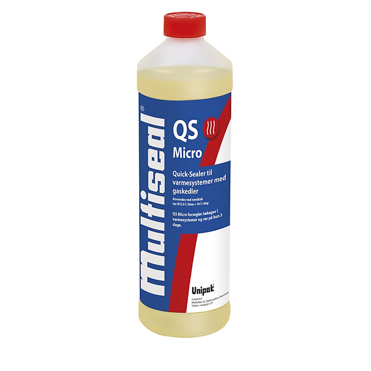 Unipak Multiseal QS Micro Quick-Sealer 1 ltr. Til varmesystemer med gaskedler