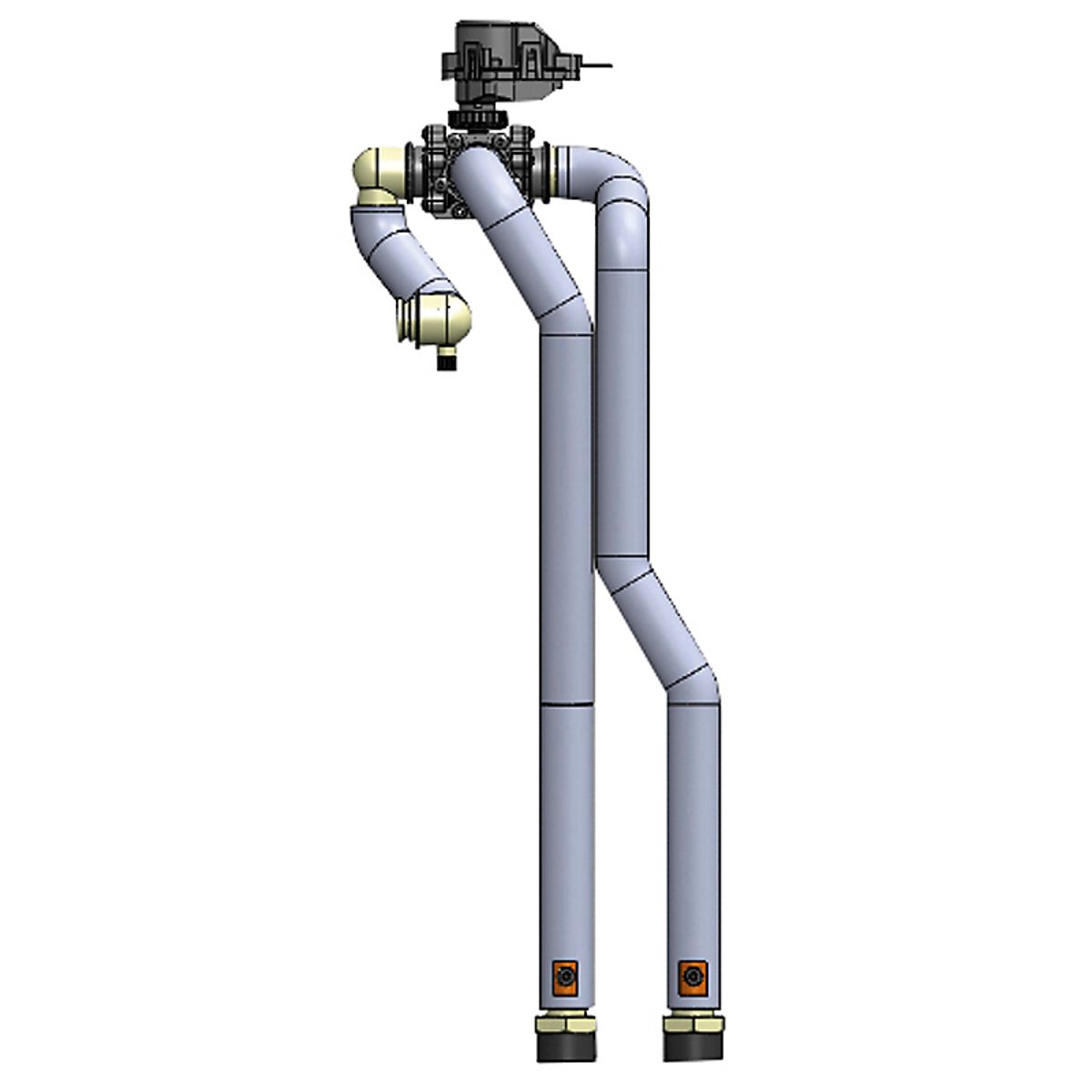 Panasonic CZ-NV1 3-vejs ventil for indbygning til luft/vand VP, H&J