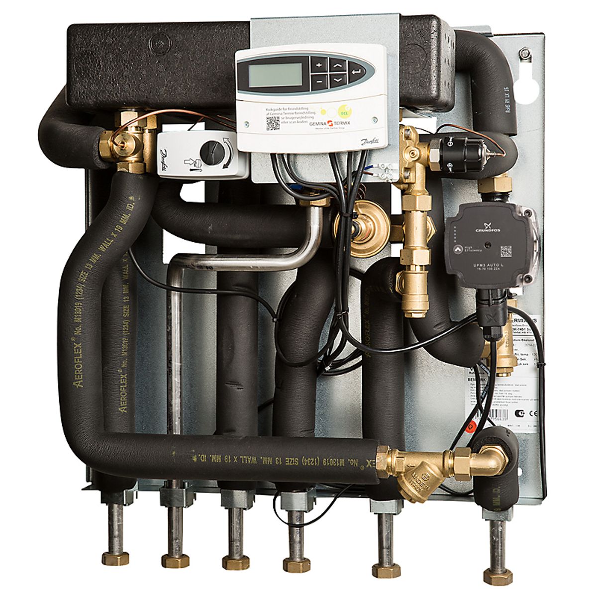 Gemina Termix VMTD-2 HS med ECL, UPm3 & TPV ventil. Ferslev/Sønderh model