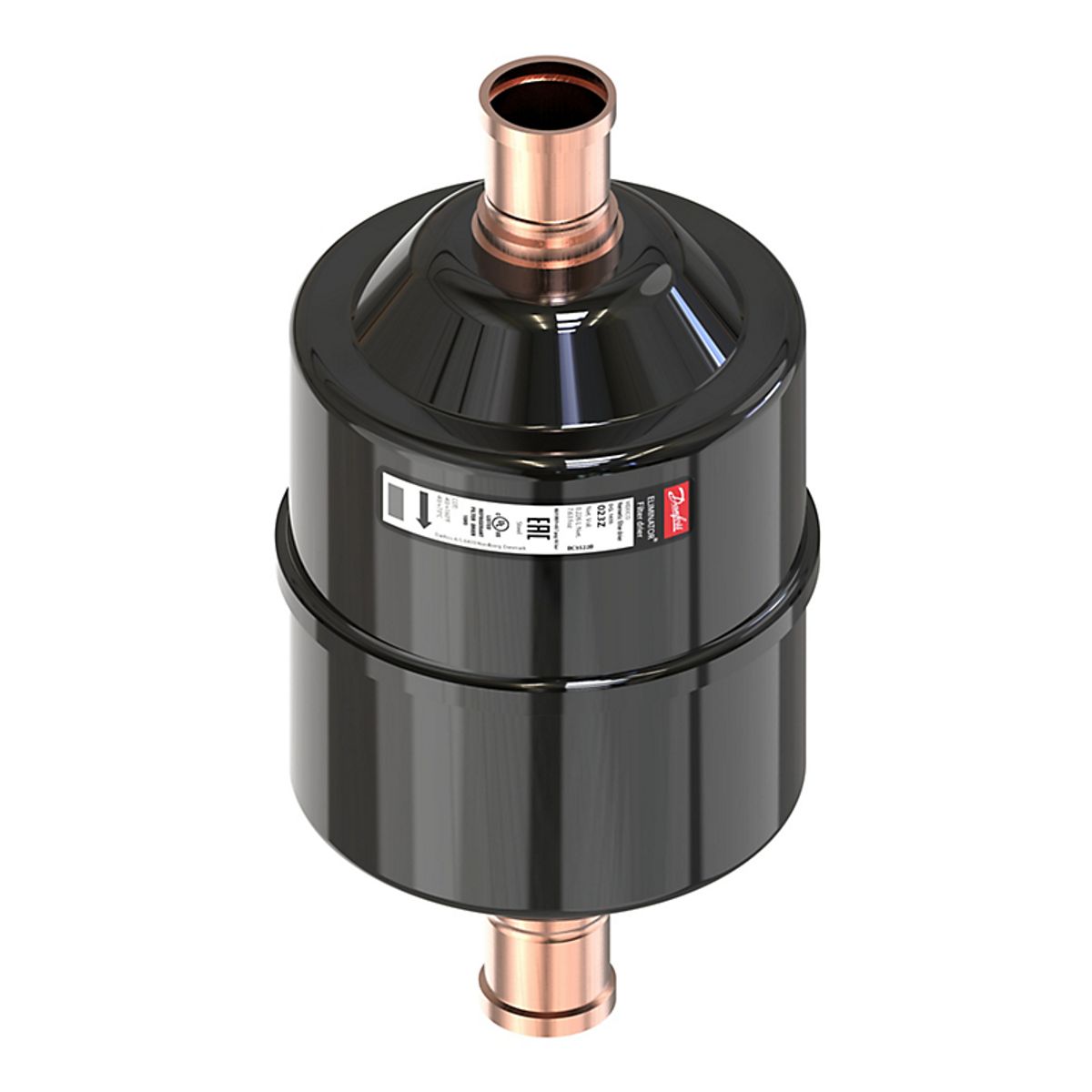 Danfoss DML 163S tørrefilter 46 bar, ODF, Kobberbelagt, 0,35 l, 1,20 g, 3/8''