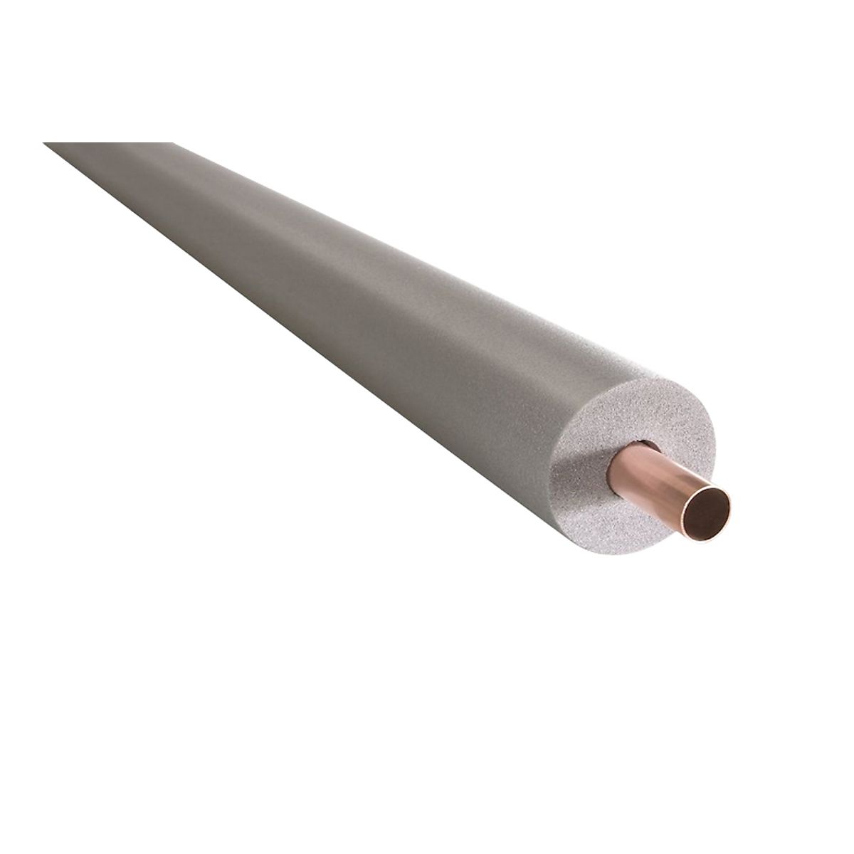 Tubolit rørisolering 42x13mm/2m 10-100gr.C grå (PE) mod varmetab med lukkede celler.