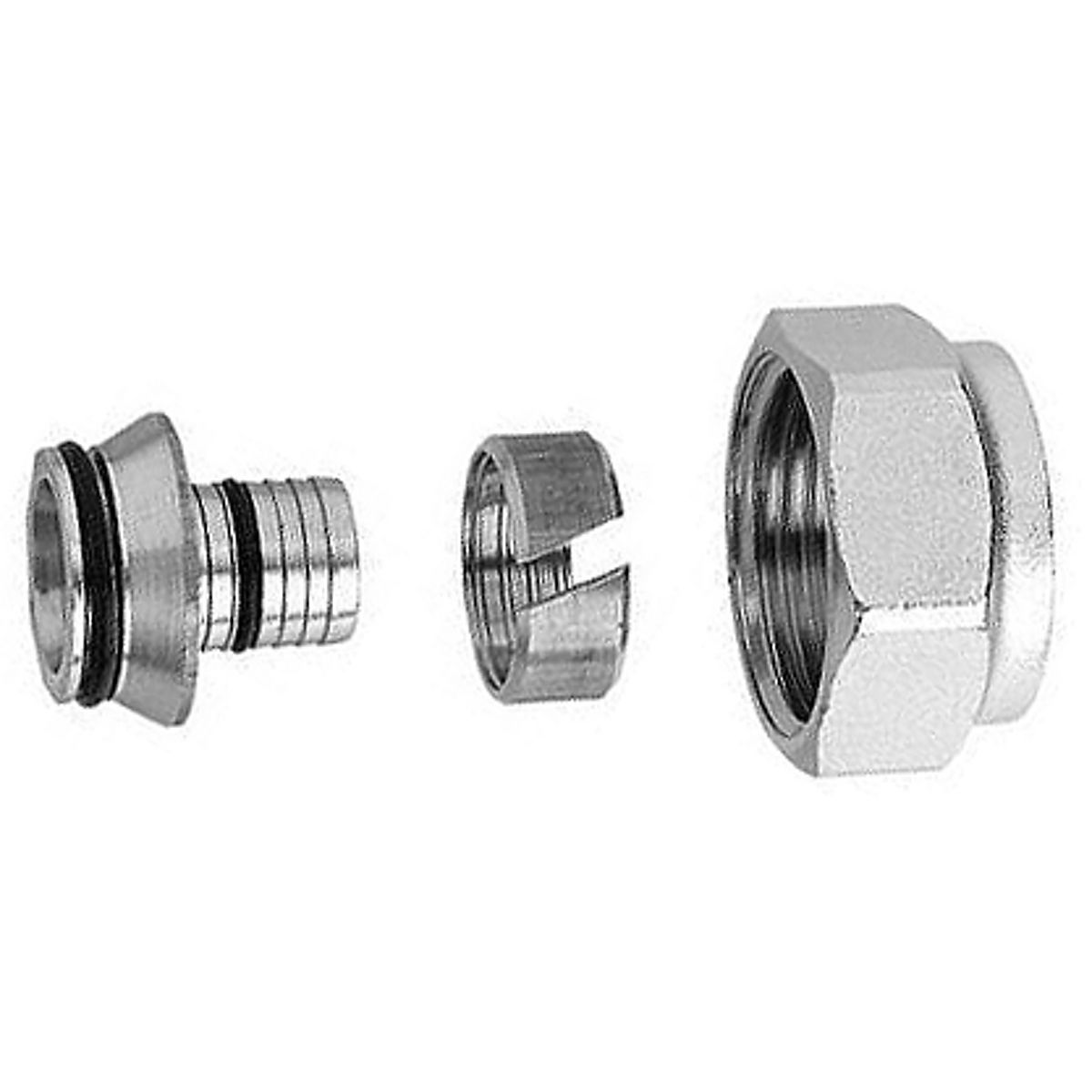 Danfoss Klemringfittings til pex, G 3/4A, Ø 18 x 2,5 mm, 013G4159