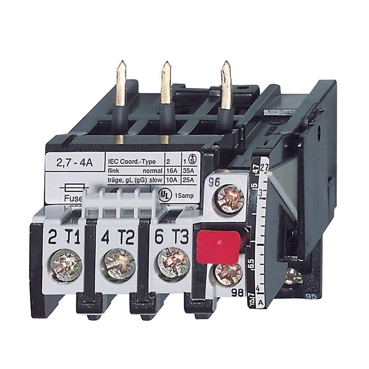 B&J Termorelæ 0,6-0,9A, U12-16E-0.9A-K3