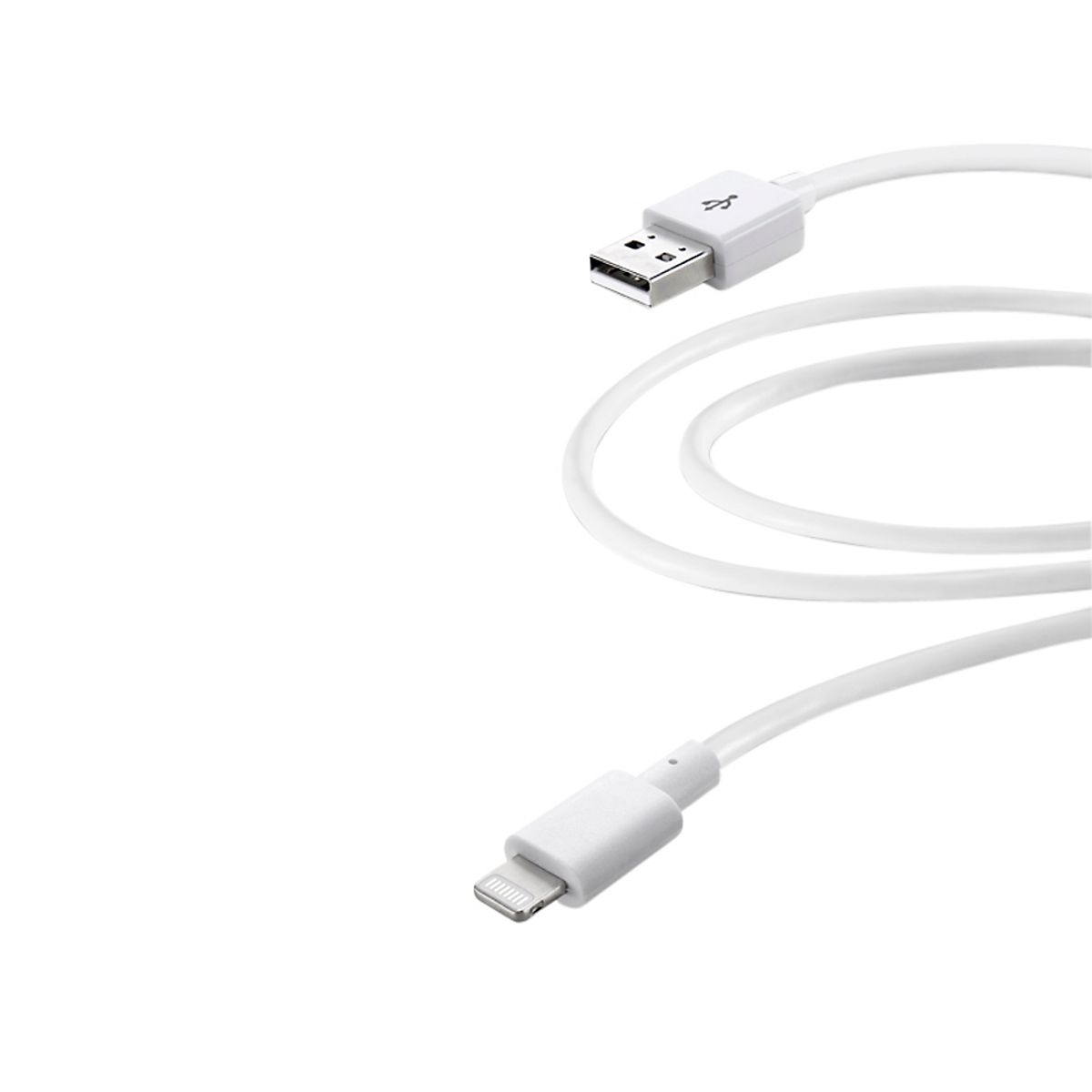 CL data-ladekabel, light 3mtr. Til iPhone : 5,6,7,8, X samt Ipad : Air, Air 2 og iPad mini