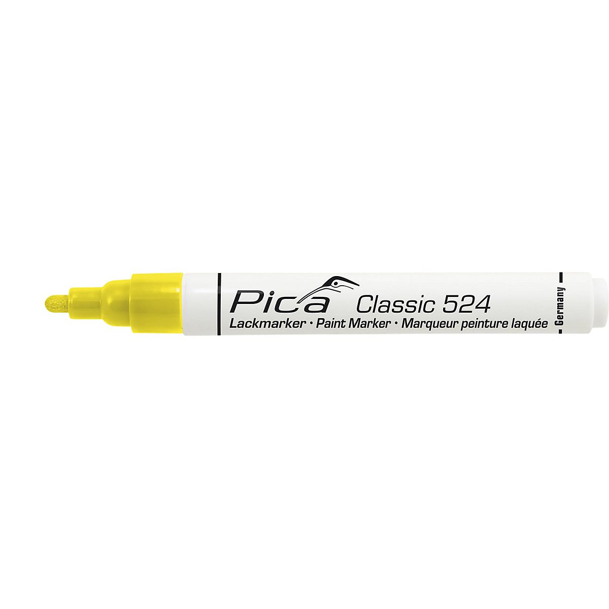 Pica Mærkepen gul Classic Industry paint marker med rund spids 2-4 mm