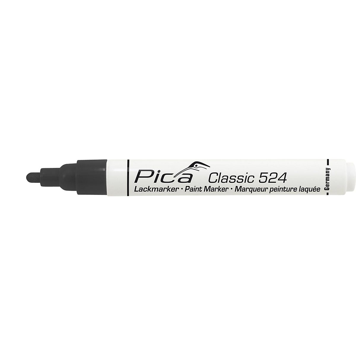 Pica Mærkepen sort Classic Industry paint marker med rund spids 2-4 mm