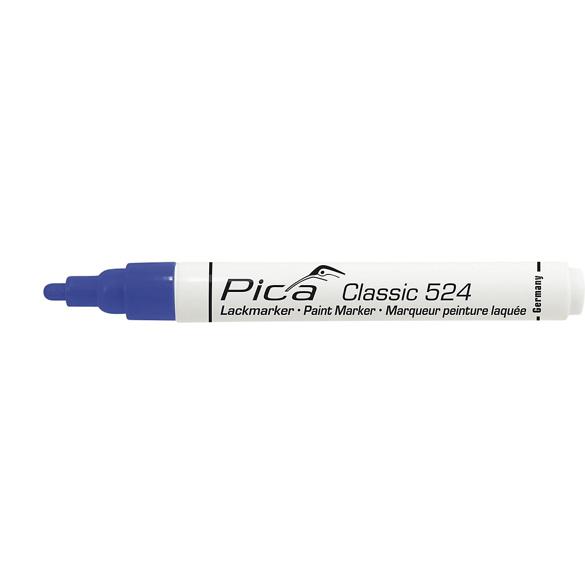 Pica Mærkepen blå Classic Industry paint marker med rund spids 2-4 mm