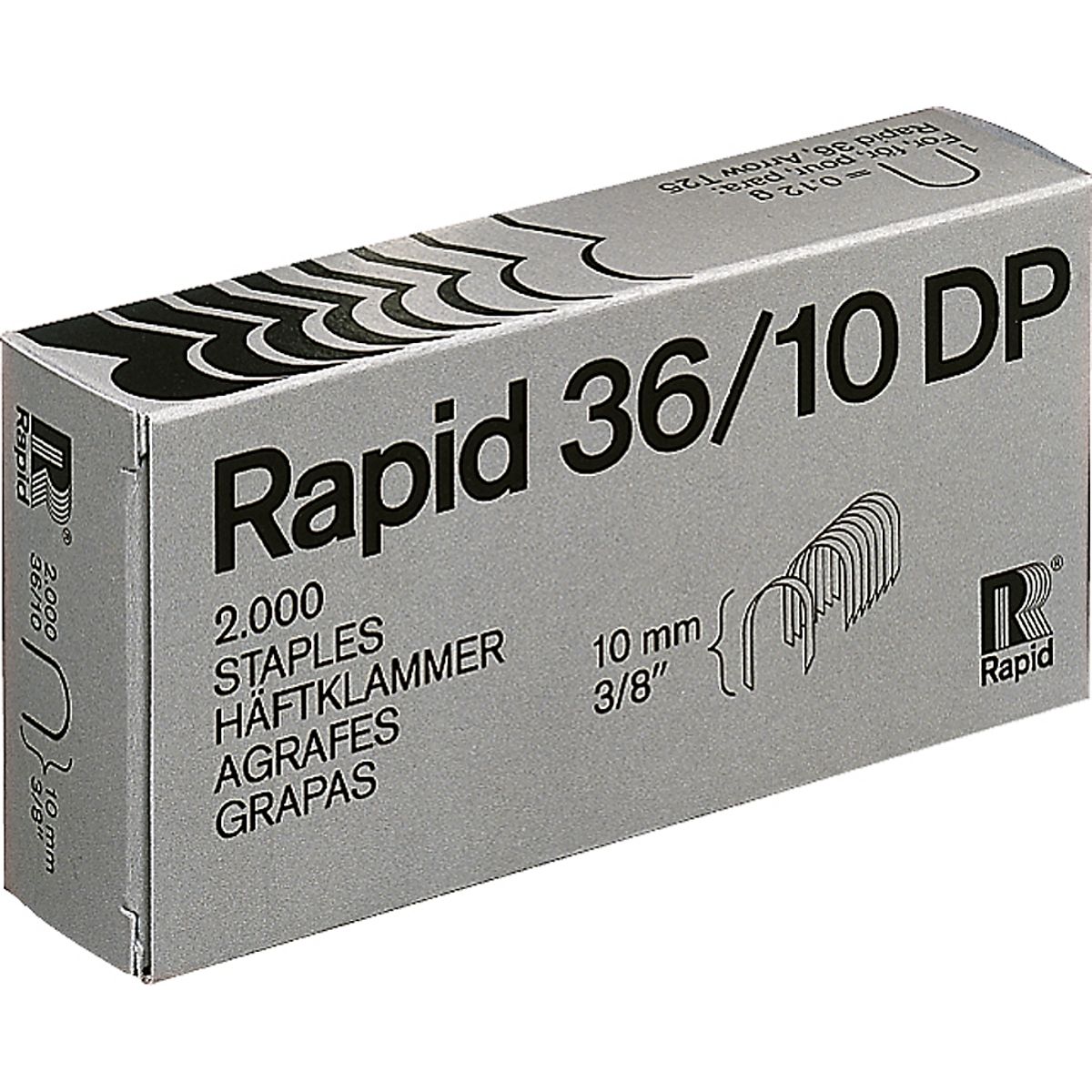 Rapid Kabelklamme no.36, 10 mm DP sikrer maksimal befæstigelse, HV-pak á 1000