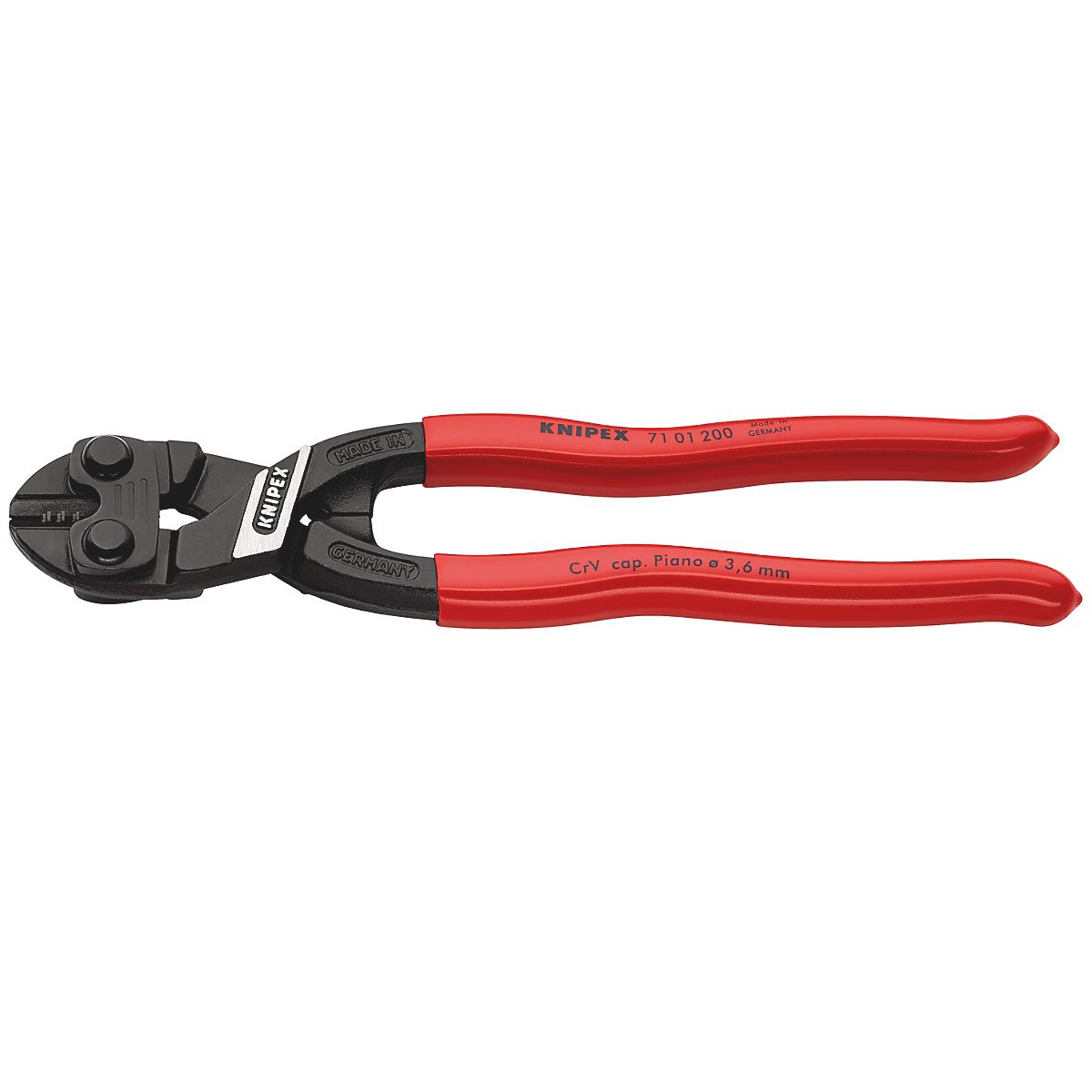 Knipex boltsaks 200mm Cobolt, dyppet greb