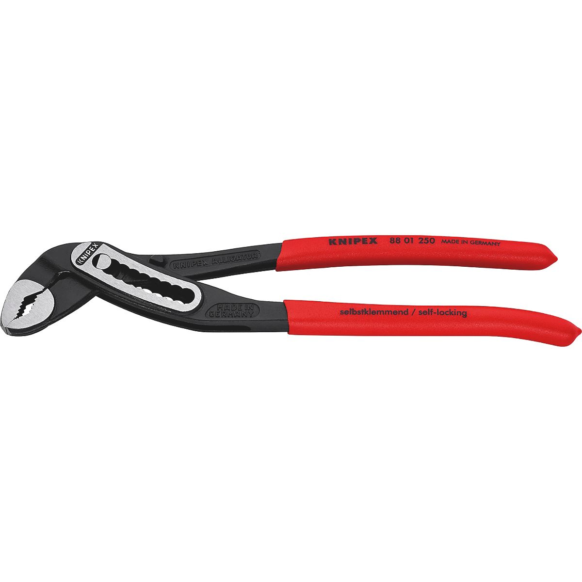 Knipex vandpumpetang 250mm Aligator med dyppet greb