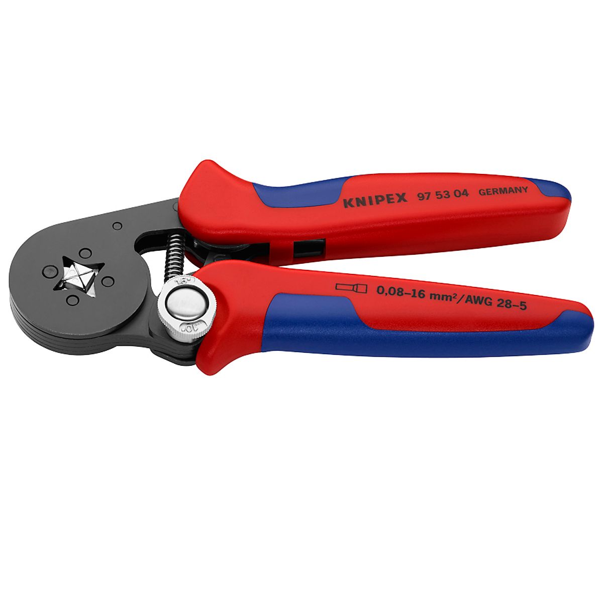 Knipex Crimptang 97 53 04 Selvindstillelig, sideindføring