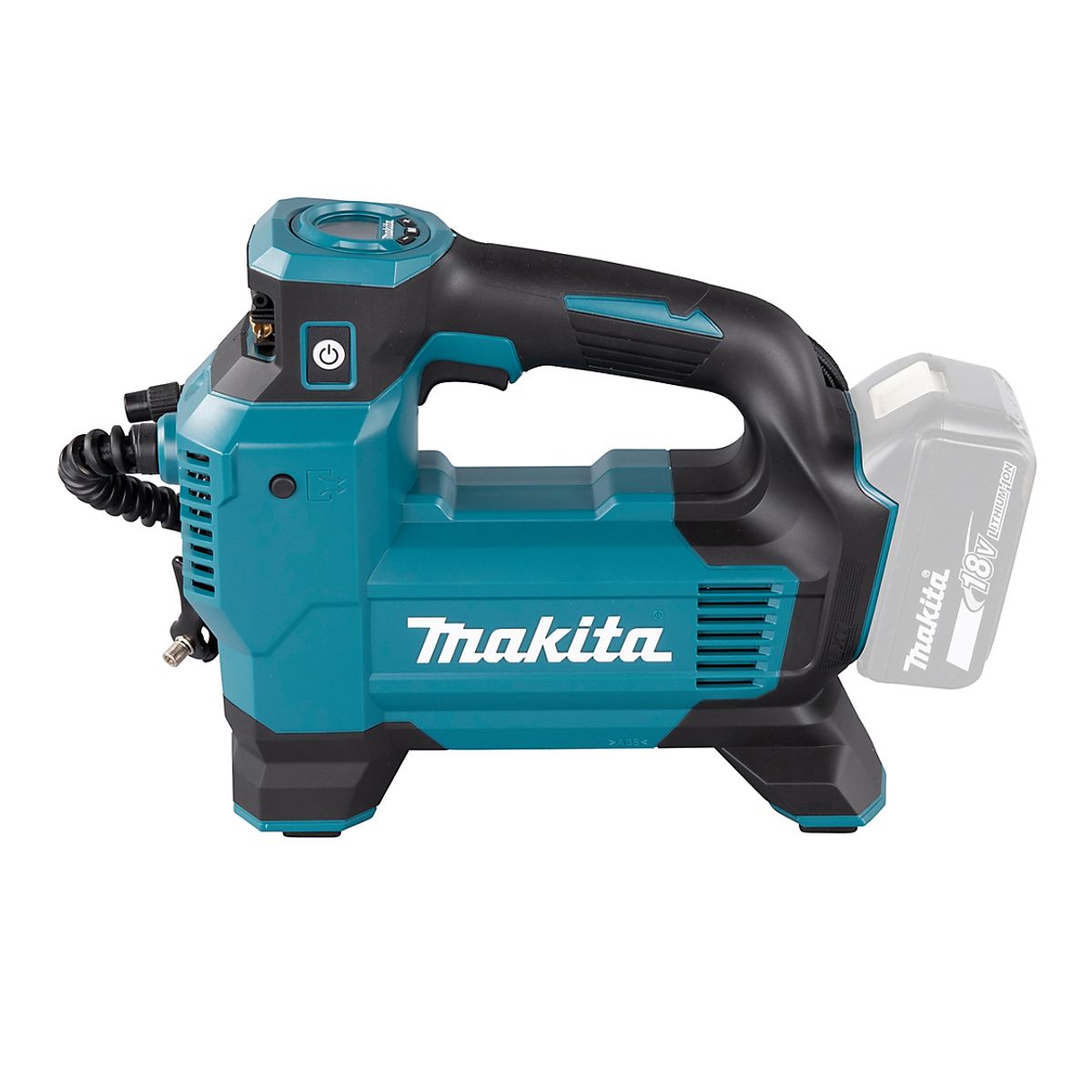 Makita Luftpumpe 18V 11 Bar, uden batteri & lader