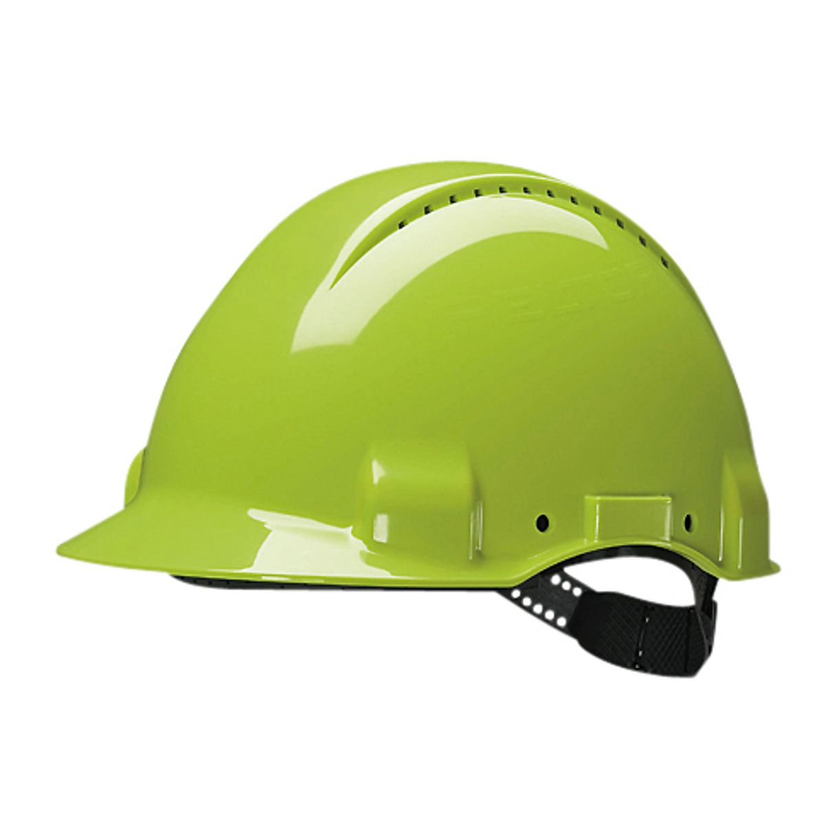 3M Sikkerhedshjelm G3000 Uvicator. Med ventilationshuller. Hi-viz Gul. EN 397