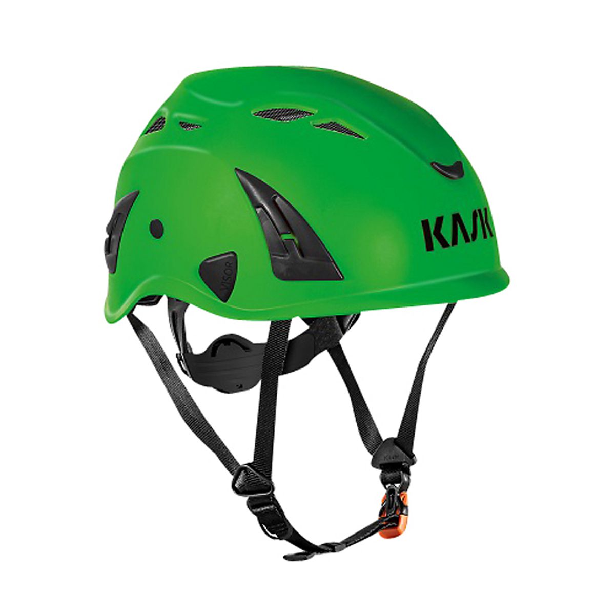 KASK sikkerhedshjelm grøn Superplasma AQ, m/ventilation & hagerem, EN 397