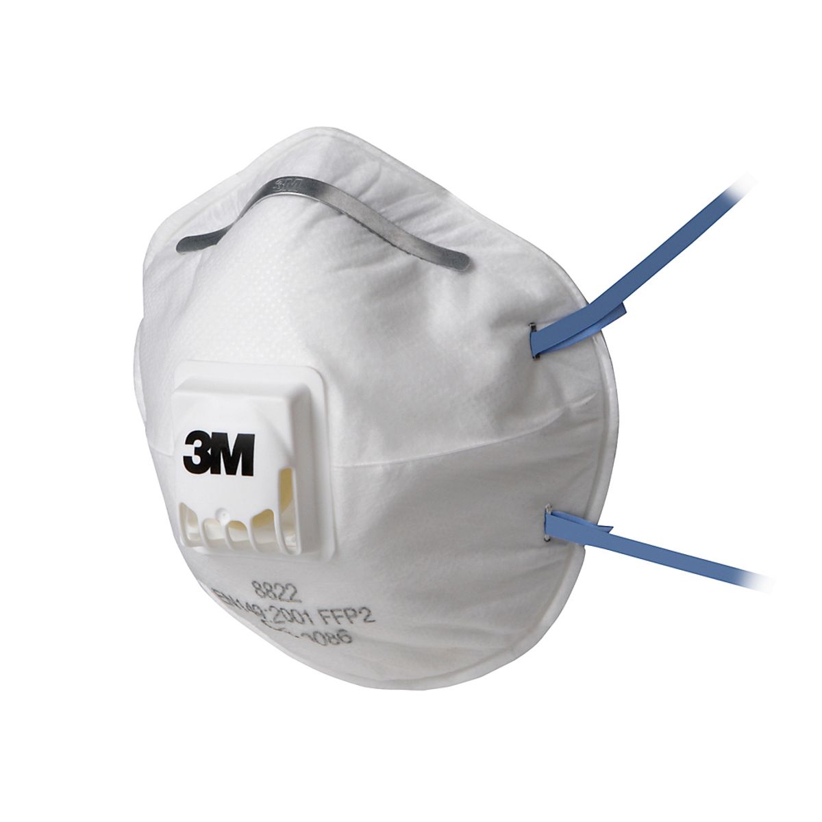 3M sikkerhedsmaske 8822 FFP2 med ventil - pakke a 10 stk