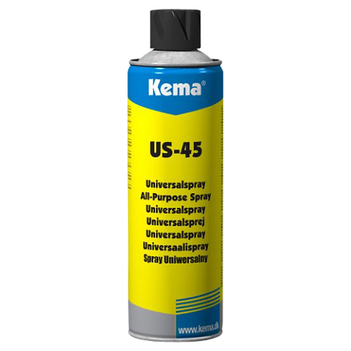 Kema Universalspray 500 ml US-45 UN 1950 Arosoler, Brandfarlige 2.1.