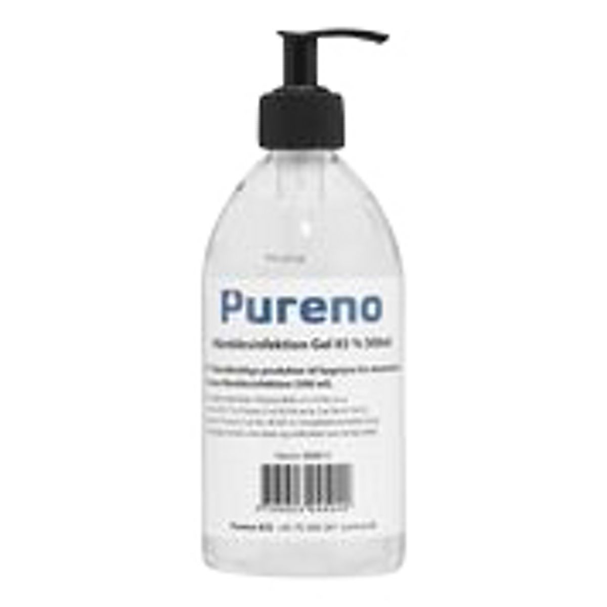 Pureno håndsprit 500ml Gel 85% alkohol, med pumpe