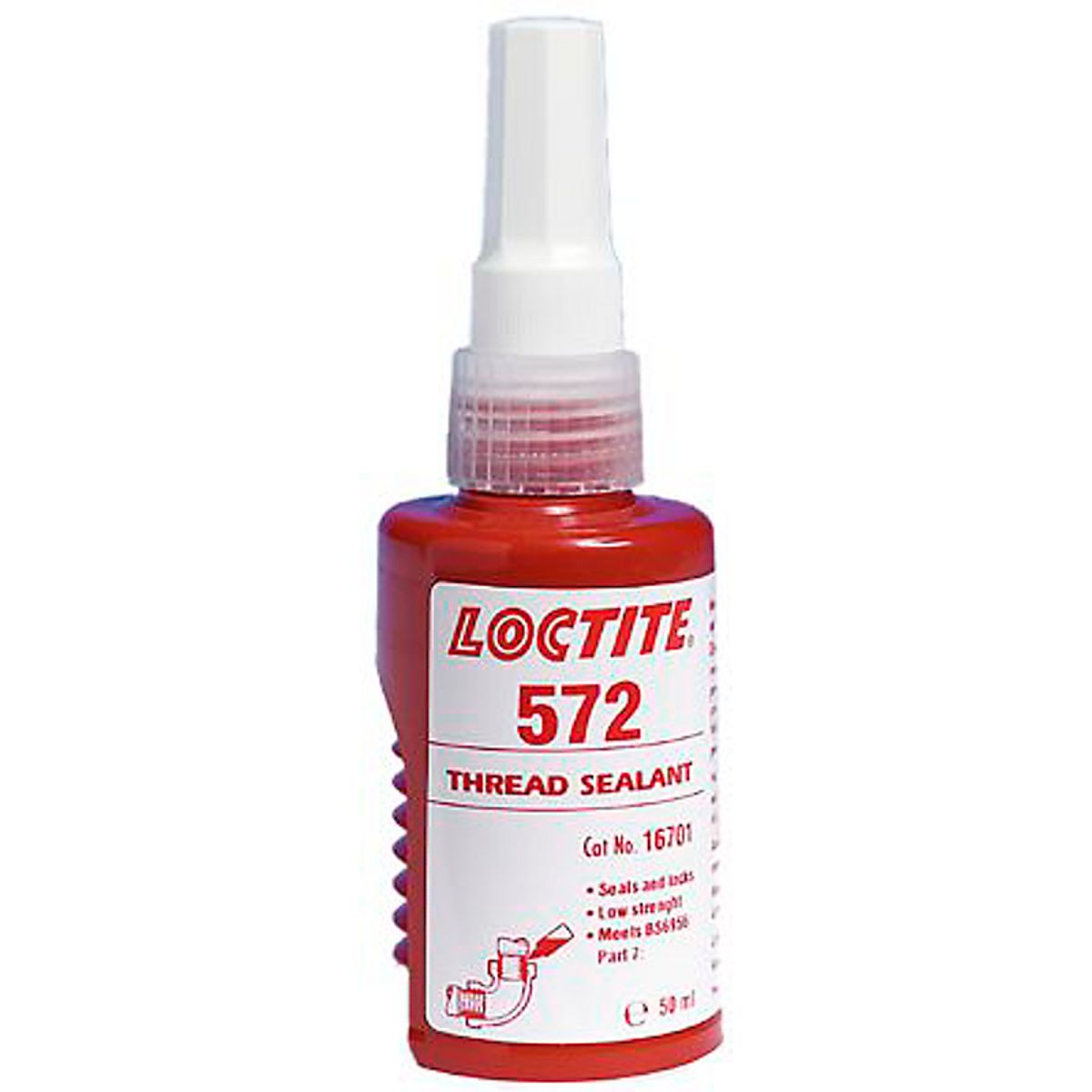 Loctite Gevindtætning 572 - 50 ml